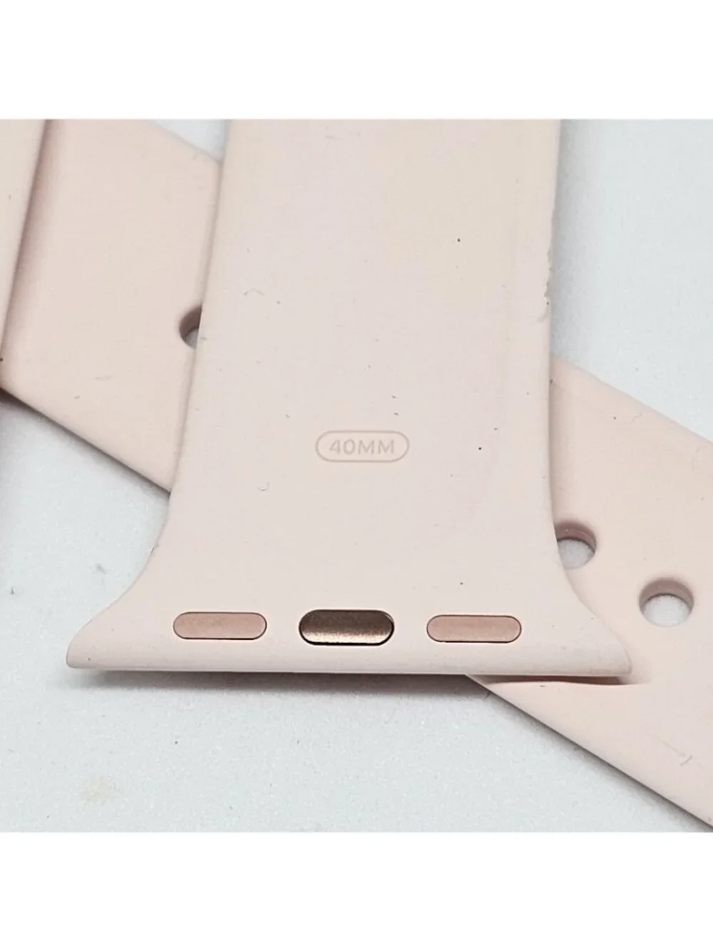 Silicone Band for 40 mm Apple Watch Pink Blush Sport Band S/M M/L